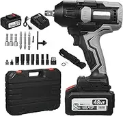 48VF Battery Brus Impact Wrench with 1080NM High Torque Power Impact Wrench Set