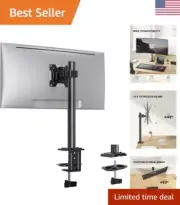 Flexible Height/Angle Adjustable Monitor Mount - 13-32" Screens, Capacity