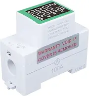 PZEM-008 Din Rail Electricity Digital Power Energy Meter Watt Kwh Wattmeter Ammeter Voltmeter AC 50-300V 100A with Display