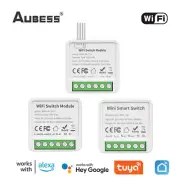 10/16A Tuya WiFi Smart Switch 1/2/3Gang Control Switch Mini Smart Breaker Smart