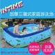 開發票 INTIME 游泳池 三環式泳池 舒適泡泡底  品牌大廠製造 加厚材質不易破損 兩種尺寸可選 。黑白寶貝玩具屋。