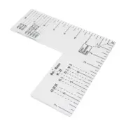 Tshirt Rulers Guide Left Chest Placement Tool for Press Printing(Adult)