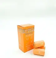 100% Compostable Nappy Sanitary Waste Disposable bag Biodegradable 8Rolls 120Bags (Yellow)