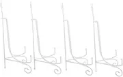 HOOTNEE 4pcs Display Stand for Plates Books and Art Versatile Iron Plate Racks for Home Office Gallery and Minimalist Design Easy to Use Surfaces