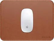 Satechi Vegan-Leather Mouse Pad - Ergonomic Mouse Pad, Reversible, Scratch and Water Resistant, Easy to Clean - Desk Mouse Pad for Office and Home, 24.9 cm x 19.05 cm x 0.36 cm – Brown