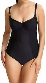 Panache BLACK Anya Riva Balconnet One-Piece Swimsuit, US 34DD, UK 34DD