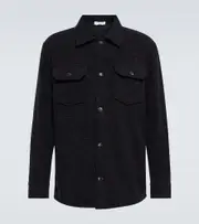 [Gabriela Hearst] Gabriela Hearst Fargo cashmere overshirt AU 87 blue