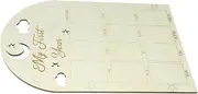 NOLITOY Photo Frame Display Board for Newborn Growth Simple Design for Nursery Decoration Months Memory Capture