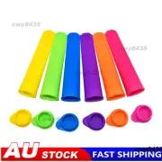 Diy Silicone Ice Block Moulds/Ice Cream Molds/Icy Pole Jelly Pop Popsicle Maker﹤