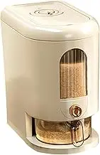 Rice Container, Rice Dispenser, 11 Lbs Container Storage, Sealed Bucket with Measuring Cup, for Grain Flour Soybean Corn