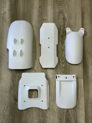 Super73 RX ebike Fender Kit Storm Trooper White THESE ARE NOT 3D PRINTED