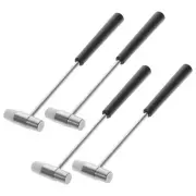 4pcs Woodworking Mallet Hammer Double Faced Hammer Plastic Hammer Small Hammer