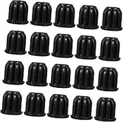 Zerodeko 20Pcs Rod Socket Covers for Office Chair Wheels Swivel Caster Inserts Enhanced Stability for Schools Meeting Rooms and Offices