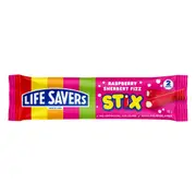 Life Savers Raspberry Sherbert Fizz Stix 40g