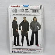 Burda 7711 Misses Parka Jacket Coat Pattern 18-34 *Uncut