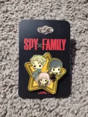Spy X Family Anime Enamel Pin Chibi Star Anya Lloyd And Yor