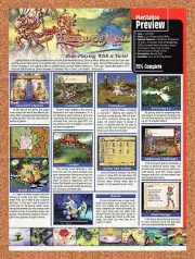 Legend Of Mana PS1 Original 1999 Vintage Ad - Video Game Preview Promo