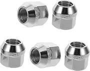 SWOOMEY 5pcs Wheel Studs and Lug Nuts Open Flange Nut Caps for Car Hub Modification Front Axle Cap Covers User Friendly Installation Durable and Handy Replacement