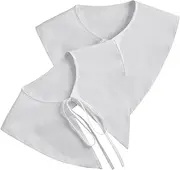 [Yardenfun] Spring/autumn Fashion 2pcs Detachable Chiffon Collar for Women Blouse Fake Collar Inserts Comfortable Cotton