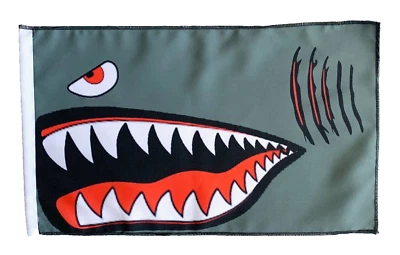 Safari Crossroads Flag Heavy Duty Material Air Force Flying Tigers Shark