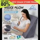 STARRY EUCALYPT Wedge Pillow Memory Foam PLUSH Cover Cushion Back 62x62x30cm