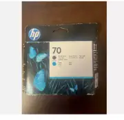 HP 70 Matte Black/Cyan Printhead C9404A