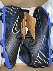 NIKE SUPERFLY 9 CLUB FG/MG JNR - BLACK - DJ5959-040 Size 1.5Y