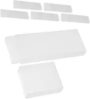 OATIPHO Versatile 6-pack Tongue Scraper Storage Box Plastic Travel Organizer Secure Storage for Scraper Toothpick Brush