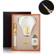 Lubinski 1 Jet Flame Cigar Torch Lighter Punch Needle Cigar Ashtray Cutter Gift