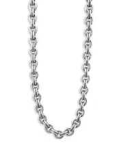 Lagos Men's 18K Yellow Gold & Sterling Silver Anthem Double Link Necklace, 20 - Exclusive