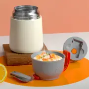 Insulated Soup Cup - Food Grade, Large Capacity, Leakproof, Portable Stainless S