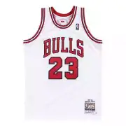 Mitchell & Ness NBA Chicago Bulls Authentic Jersey Michael Jordan 23 White 97-98