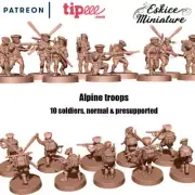 French Alpine Troop Series 1 - French Army - 28mm - Eskice Miniature
