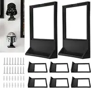 8 Pack Wall Mount Wars Helmet Display Shelf for Lego Star Wars Helmet for All Standard Le-go Helmets, Ideal for Mounting on Any Wall, Allowing You to Show Off Your Helmet in Style
