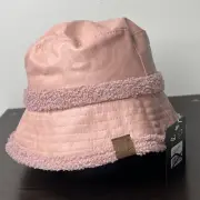 NEW! C.C. New York Womens Reversible Bucket Hat Rose Color
