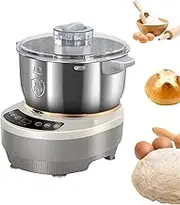 Zertylre Stainless Steel Dough Maker, 5L Dough Flour Mixer Machine, Dough Kneading Machine with Ferment Function, Electric Stand Dough Mixer Bread Proofer with Timing, touch Panel for Home Baking (5L)