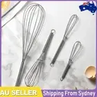 Egg Beater Stainless Steel Cream Egg Stirrer Handheld Whisk for Cooking Baking O