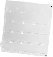 ａ aternee Golf Ball Display Case, Golf Ball Display Rack Collection 5 Shelves Premium Transparent Protect Acrylic Holds 20 Balls, L