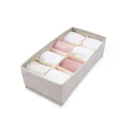 Linen Look Adjustable Drawer Organiser - Beige