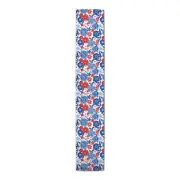 Creative Products Red White and Blue Florals 16 x 90 Cotton Twill Table Runner