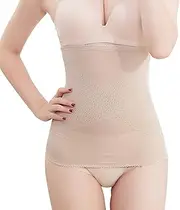 [Generic] Lady Body Suits Women Waist Trainer Cincher Belt Sweat Girdle Workout Slim Belly Band Plus Size Waist Sweat