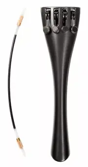 Wittner 7/8 - 4/4 Cello Ultra Composite Tailpiece with 4-tuners and Nylon Tailgu