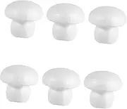 WESIEVYA DIY Craft Foam Mushroom Models Unpainted Garden Sculptures Miniature Faux Artificial Ornaments for Boys and Girls