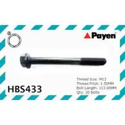 Payen Cylinder Head Bolt Set - HBS433