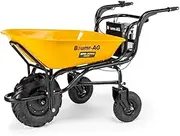 Baumr-AG 40V Battery Powered Wheelbarrow Motorised Electric, 100L Bucket Volume, 3 Wheel, 260KG, Lifting Bucket