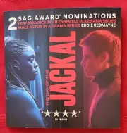 Eddie Redmayne Lashana Lynch Day of the Jackal SAG Awards Promo Foldout