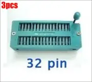 3Pcs 32 Pin Universal Zif Dip Tester Test Socket New Ic fo