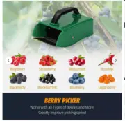 Berry Picker Comb Metal & Plastic Blueberry Raspberry Rake Scoop Fruit Harvester