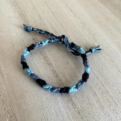 Behati Bracelet, anklet, trendy, comfortable, tie, embroidery thread, woven, gif