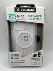 Pelican Voyager MagSafe Series Case &Holster For iPhone 14 Pro (6.1") - Clear